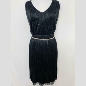 NWT's WORTHINGTON Black Shimmer Cocktail Dress